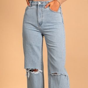 Rolla’s Heidi high rise loose straight denim